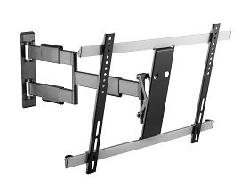 Slim Full-Motion Curved & Flat Panel Tv Wall Mount